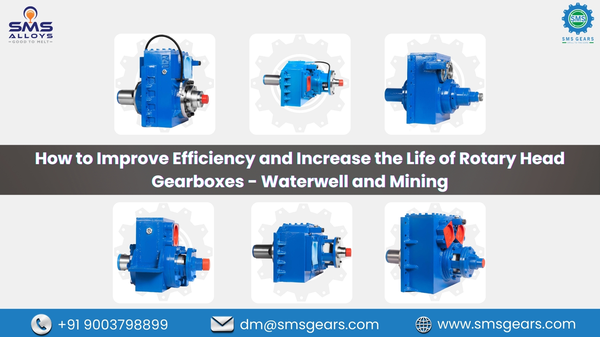 How to Improve Efficiency and Increase the Life of Rotary Head Gearboxes