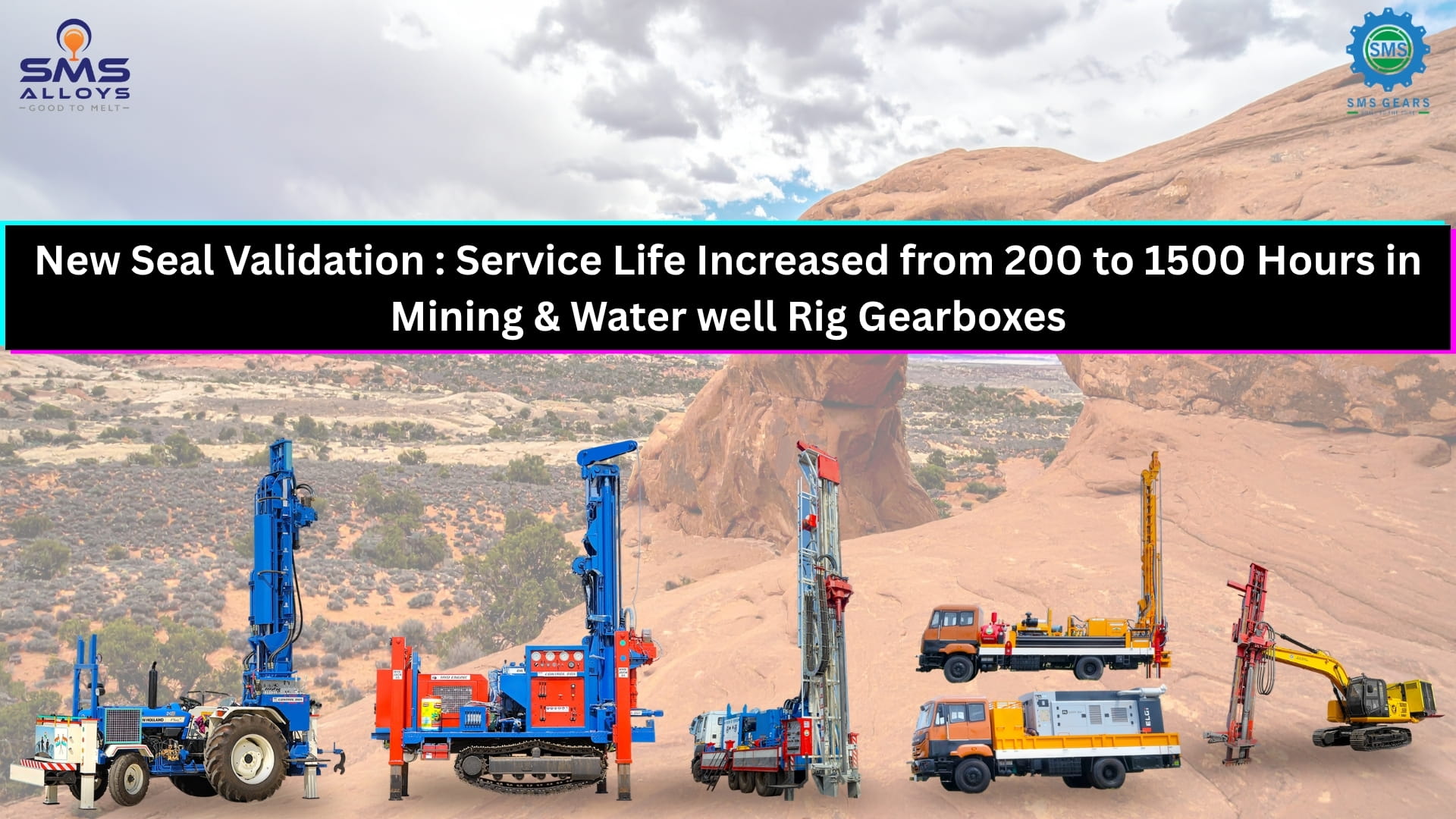 New Seal Validation: Service Life Increased from 200 to 1500 Hours in Mining & Water well Rig Gearboxes